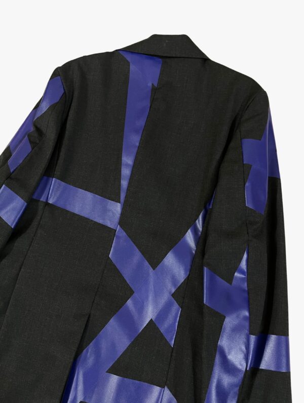 masaki matsushima aw1996 purple duct taped coat 1 scaled