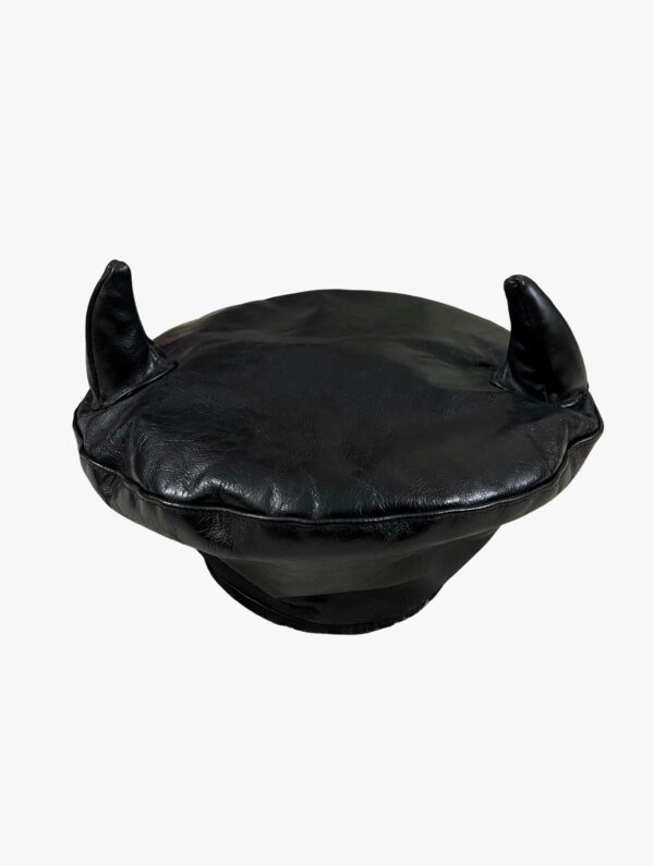 ktz fw2013 devil horn leather beret 1 scaled