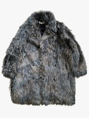 Maison Margiela MM6 Oversized Faux Fur Coat 1 scaled