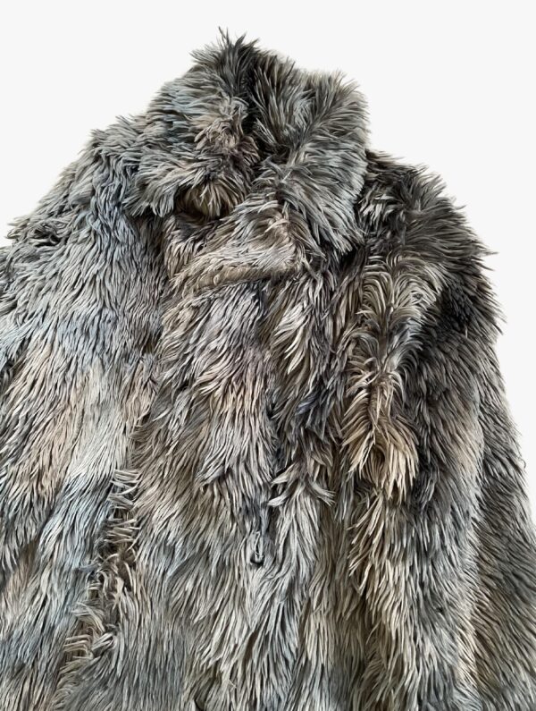 Maison Margiela MM6 Oversized Faux Fur Coat 2 scaled