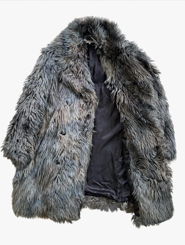 Maison Margiela MM6 Oversized Faux Fur Coat 3 scaled