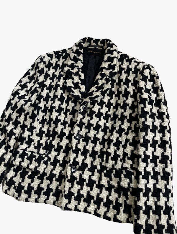 comme des garcons aw1991 chic punk houndstooth jacket 7 scaled