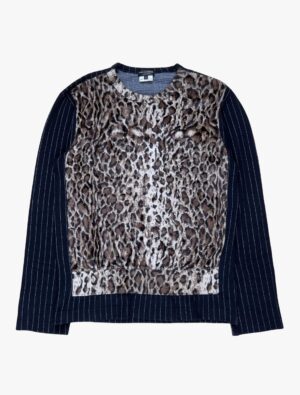 comme des garcons homme plus aw2009 leopard sweater 1 scaled