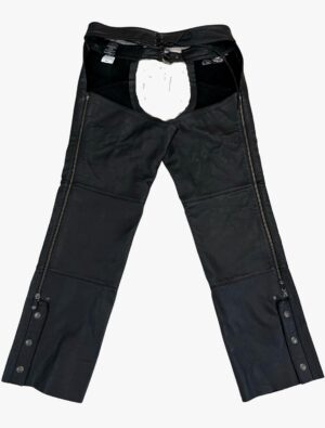 harley davidson 1990s leather chaps pants 1 scaled
