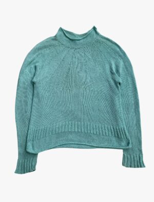 issey miyake aw1995 torquoise fisherman knit 1 scaled