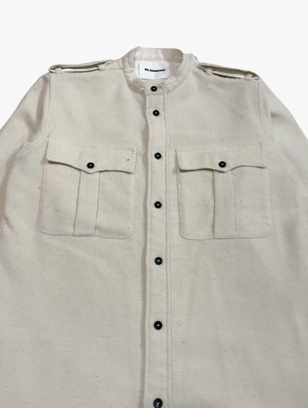 jil sander safari long shirt coat 4 scaled