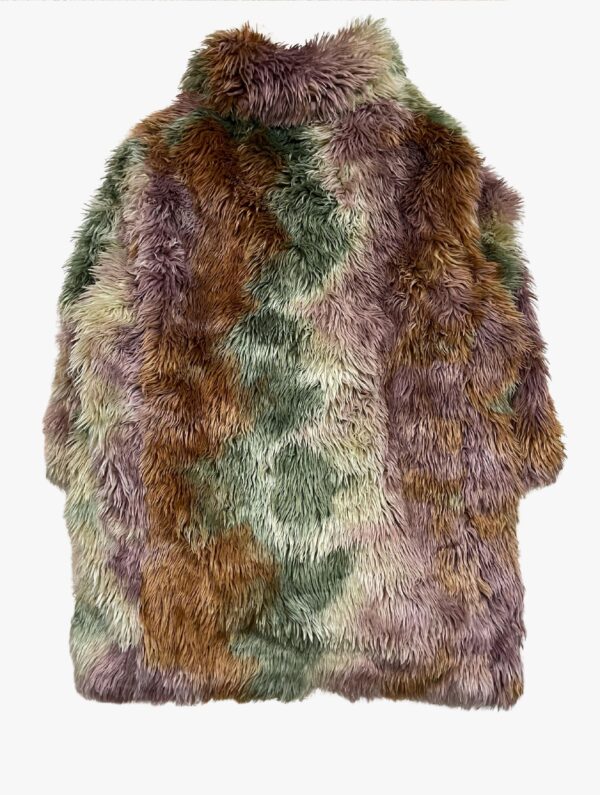 maison margiela mm6 aw2017 multicolor oversized faux fur coat 4 scaled