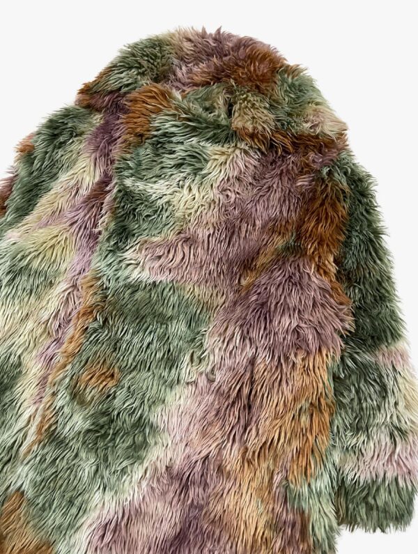 maison margiela mm6 aw2017 multicolor oversized faux fur coat 7 scaled