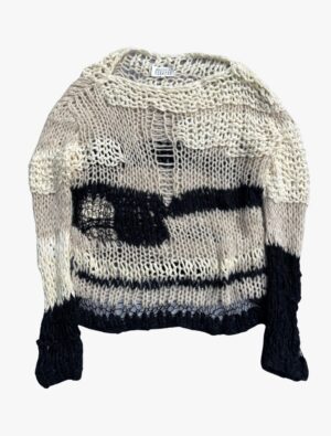 maison margiela ss16 artisanal spider web hand knit sweater 1 scaled