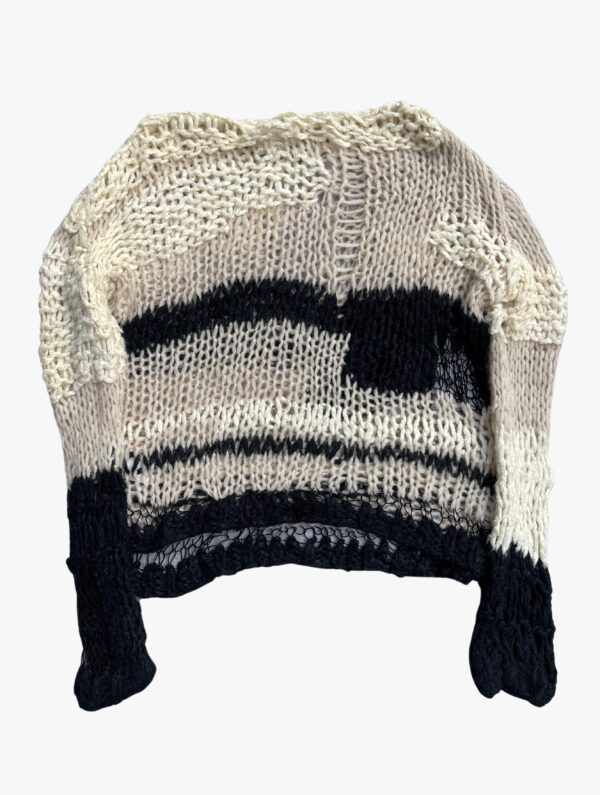 maison margiela ss16 artisanal spider web hand knit sweater 2 scaled