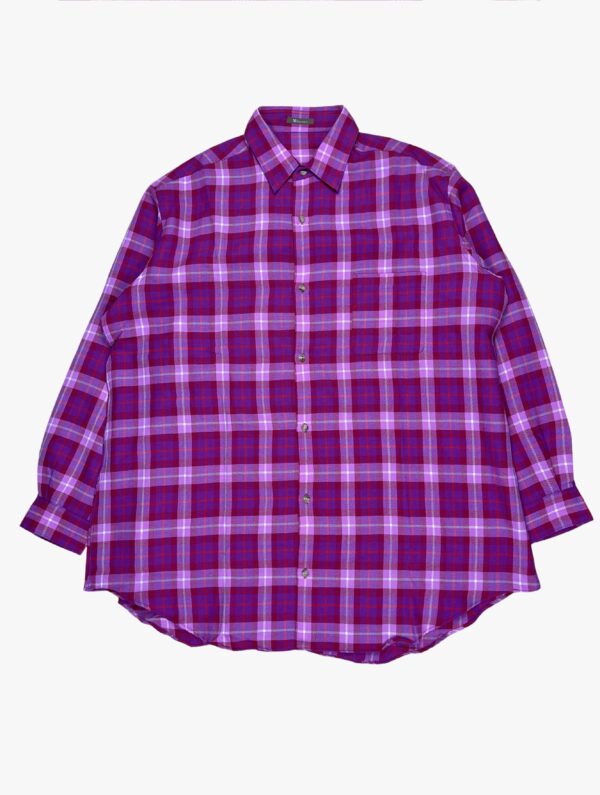 yohji yamamoto 1992 neon plaid shirt 1 scaled