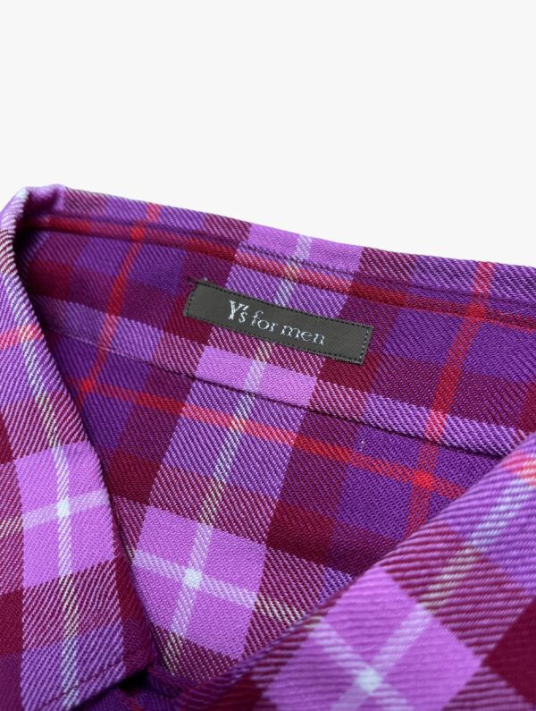 yohji yamamoto 1992 neon plaid shirt 3 scaled