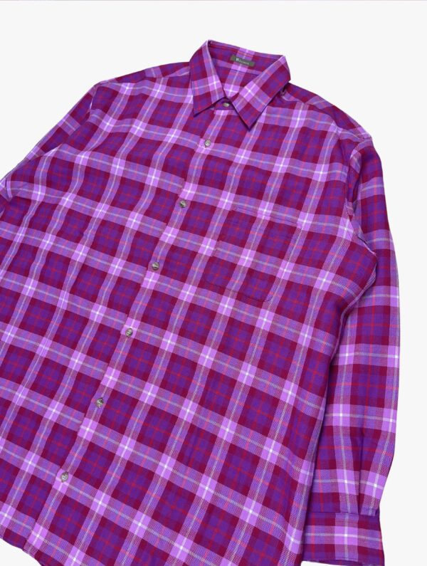 yohji yamamoto 1992 neon plaid shirt 4 scaled