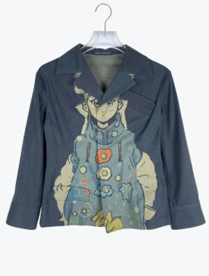 yohji yamamoto yohji yamamoto a w anime print jacket ()