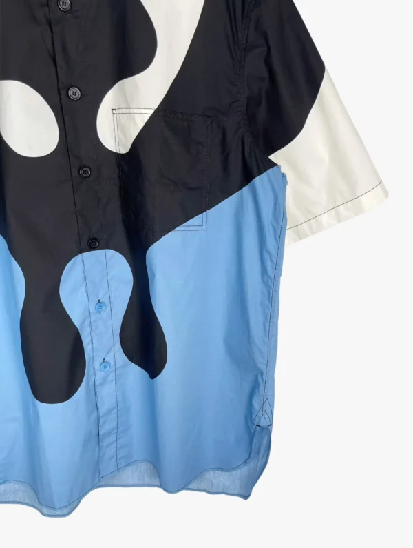burberry burberry abstract cow print shirt 2