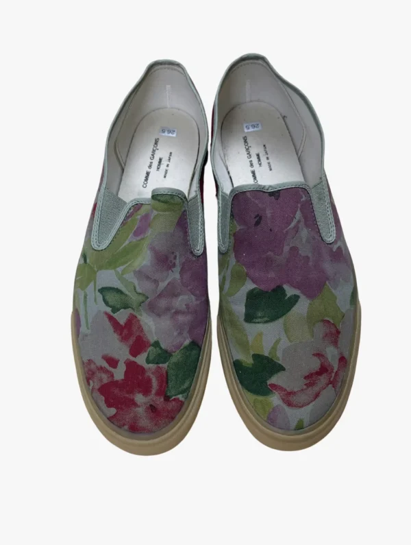 comme des garcons homme comme des garcons homme flower slip on 1