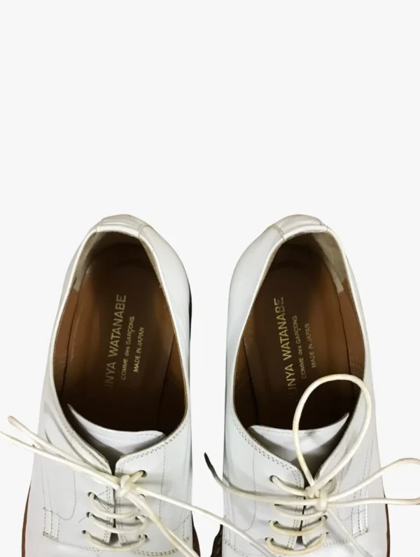 comme des garcons junya watanabe cream derbys w vibram sole ()