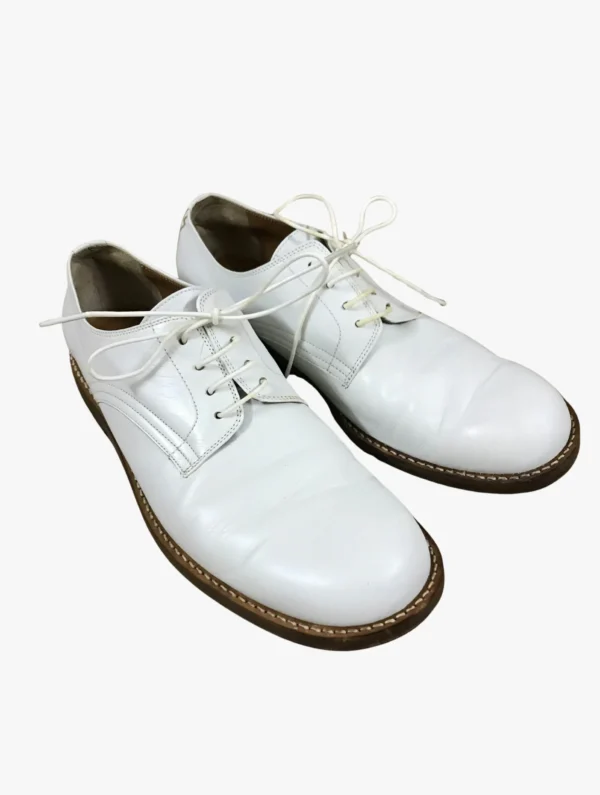 comme des garcons junya watanabe cream derbys w vibram sole ()