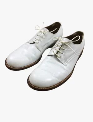 comme des garcons junya watanabe cream derbys w vibram sole ()