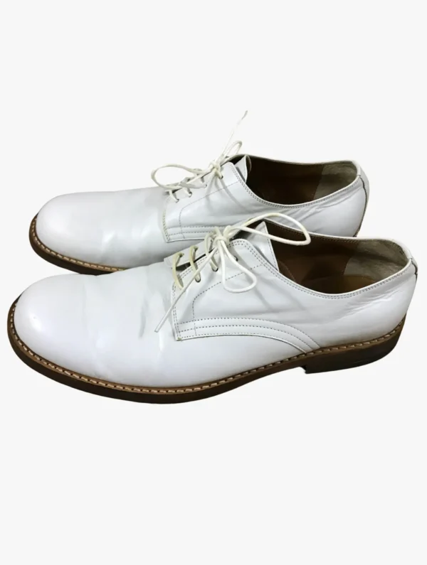 comme des garcons junya watanabe cream derbys w vibram sole ()