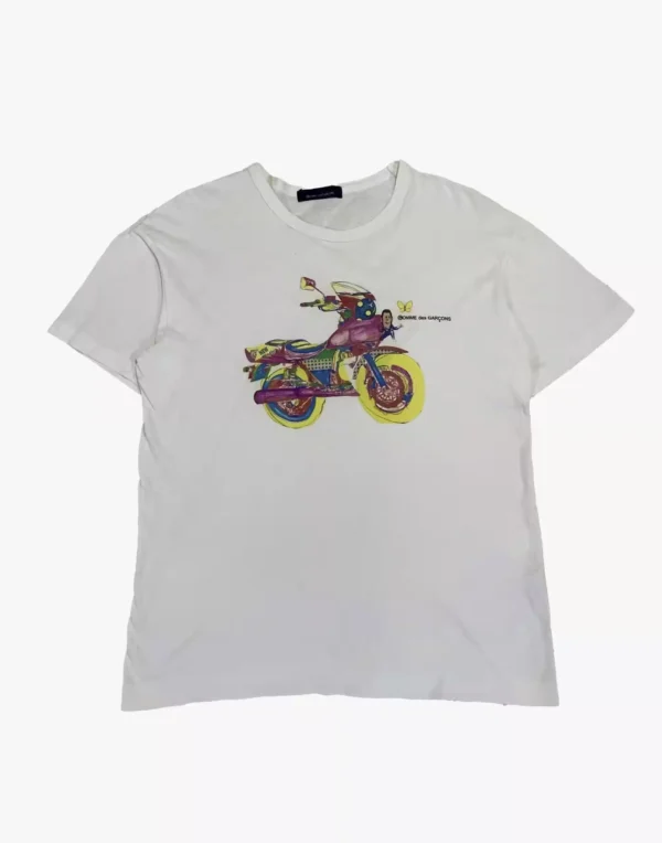 comme des garcons vintage comme des garcons s s2000 motorbike t shirt 1