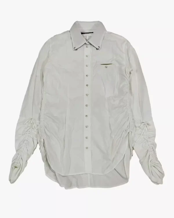 issey miyake naoki takizawa bungee cord sleeve shirt 1