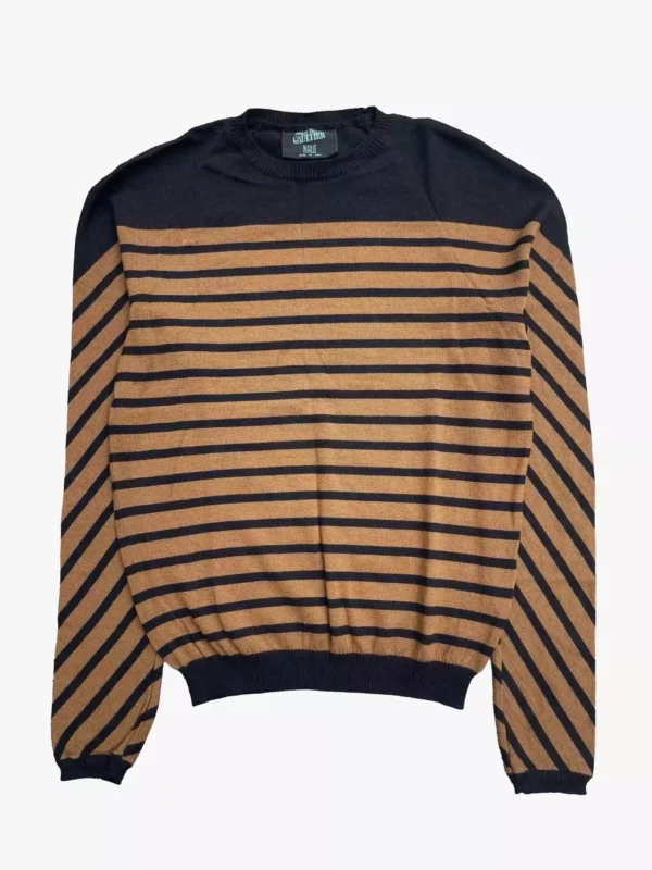 jean paul gaultier jean paul gaultier maille 1990s striped sweater 1