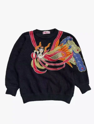 kansai yamamoto kansai yamamoto 1980s nuwa low gauge sweater 1