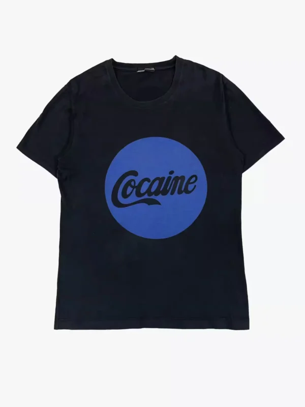 lad musician lad musician s s2017 cocaine t shirt in black 1