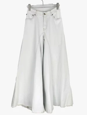 maison margiela mm6 maison margiela wide leg jeans 1