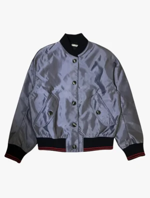 miu miu miu miu a w2018 cat appliqued bomber jacket 1