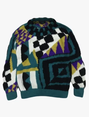 mr. junko junko koshino 1980s geometric sweater 1