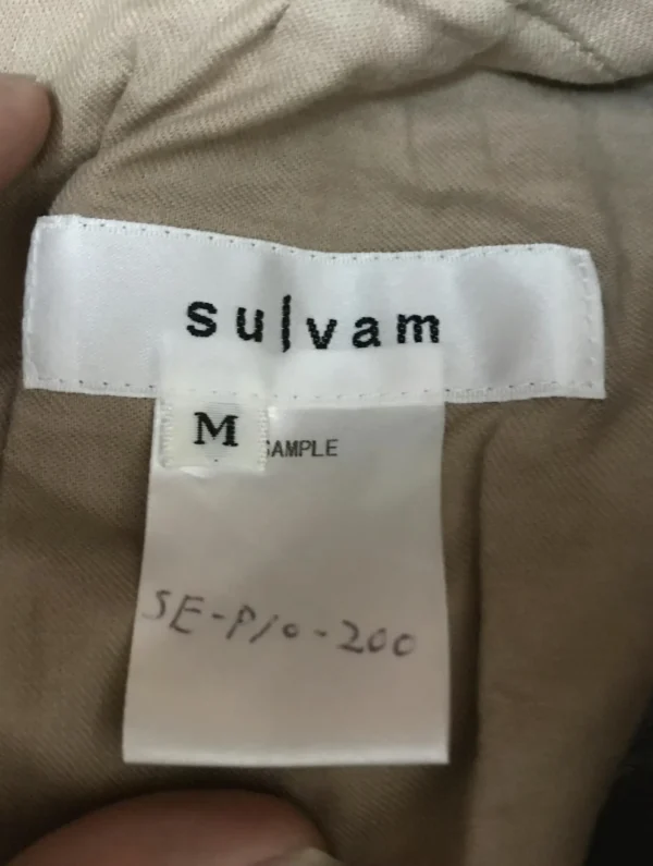 sulvam runway sample sulvam a w2019 strapped bondage pants 4