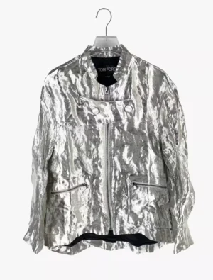 tom ford tom ford metallic windbreaker jacket 1