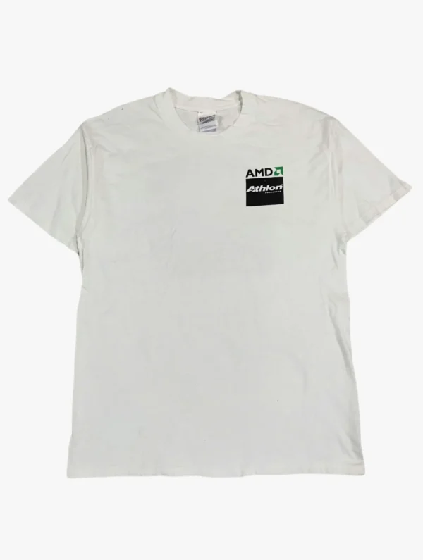 vintage vintage 2000s amd athlon promotion t shirt 3