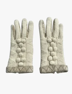 vivienne westwood 1990s orb logo knit gloves 1