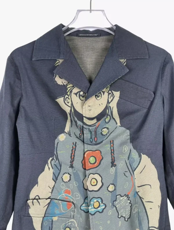 yohji yamamoto yohji yamamoto a w2018 anime print jacket 3