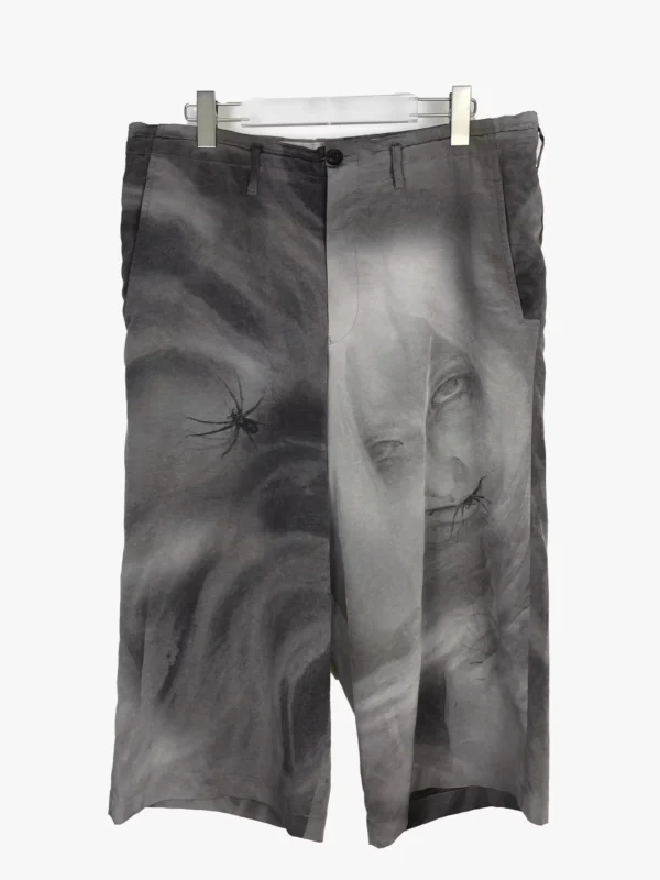 yohji yamamoto yohji yamamoto pour homme s s20 suzume uchida spider shorts 1