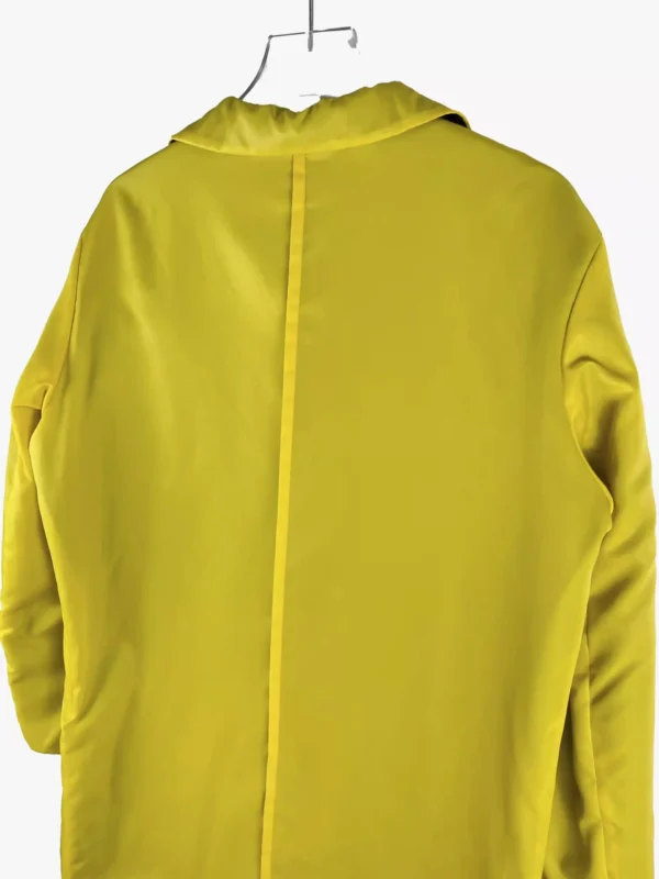 yohji yamamoto ys yellow puffer trench coat 2