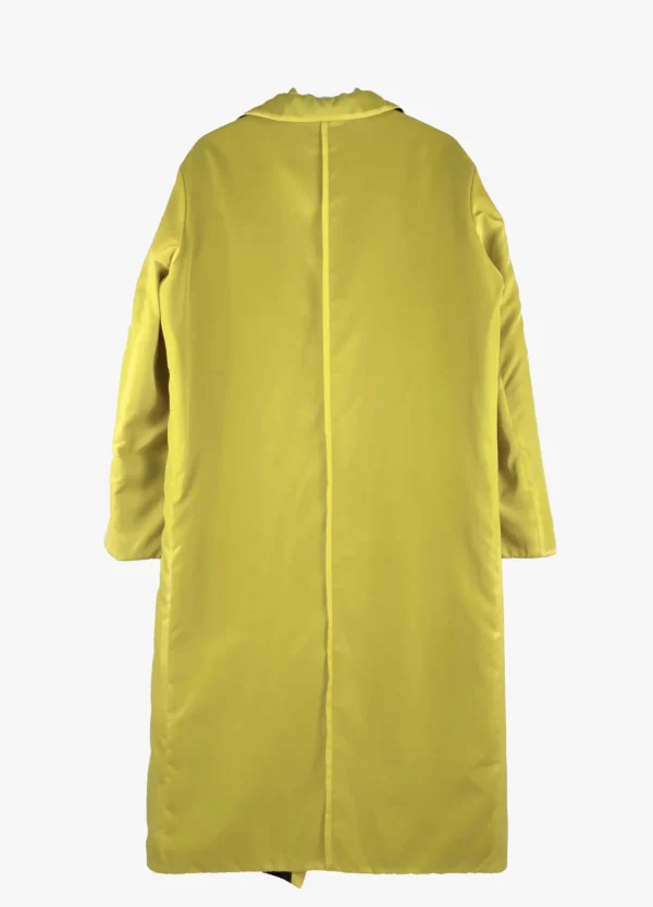 yohji yamamoto ys yellow puffer trench coat 3