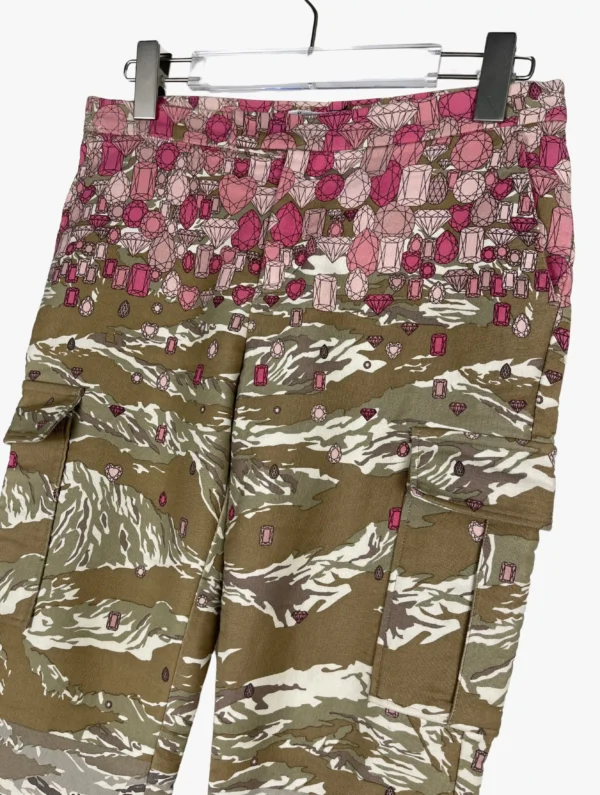 undercover a w d a v f camouflage diamond pants ()