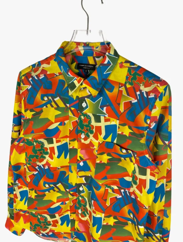 comme des garcons homme plus aw psychedelic shirt ()