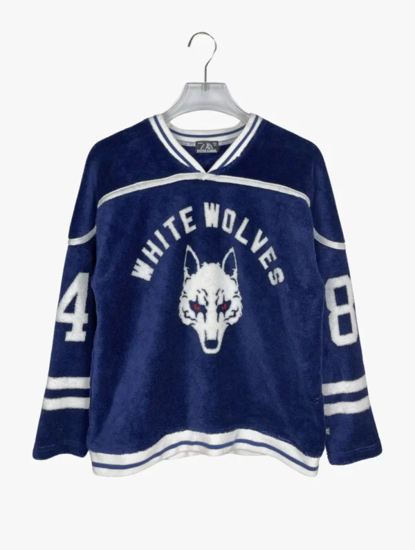 hysteric glamour hysteric glamour white wolves hockey long sleeves ()