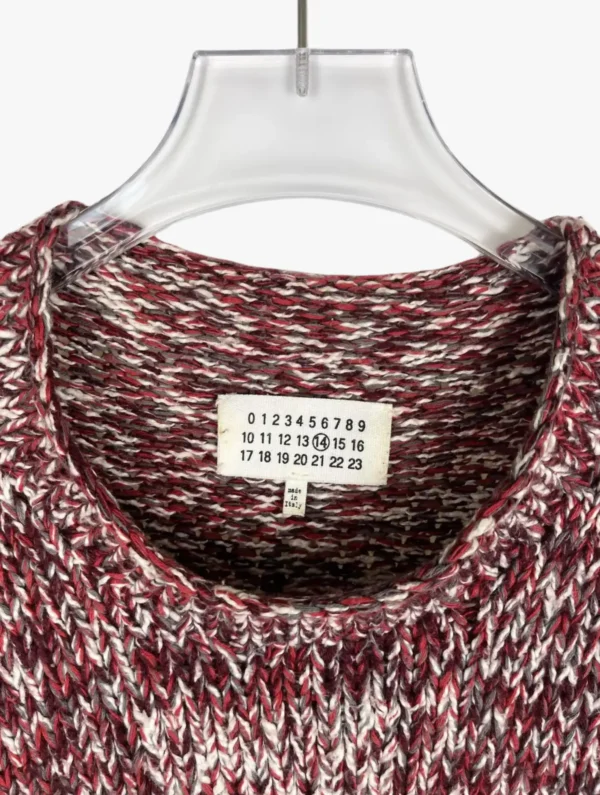 maison margiela maison margiela ss multicolor crew neck sweater ()