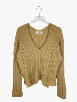 sulvam sulvam aw alpaca v neck sweater ()