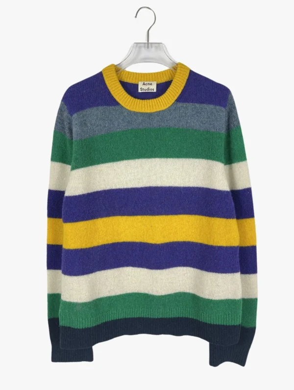 acne studios acne studios kai striped wool sweater ()