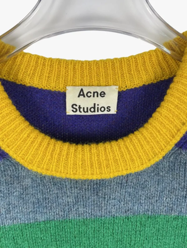 acne studios acne studios kai striped wool sweater ()