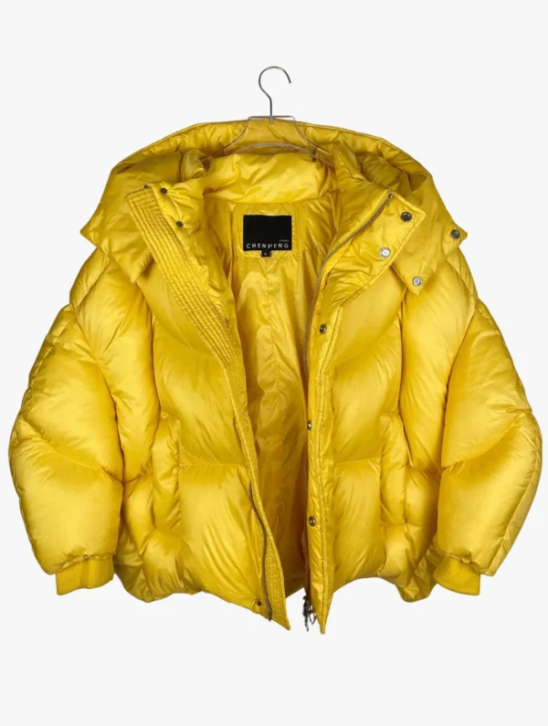 chen peng chen peng a w yellow bandana puffer jacket ()