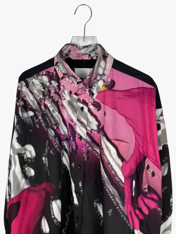 maison margiela maison margiela fw swan lake flamingo shirt